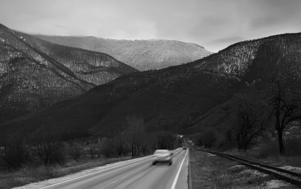 Coche bw — Foto de Stock