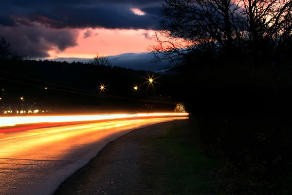 Şehir trafikte araba — Stok fotoğraf