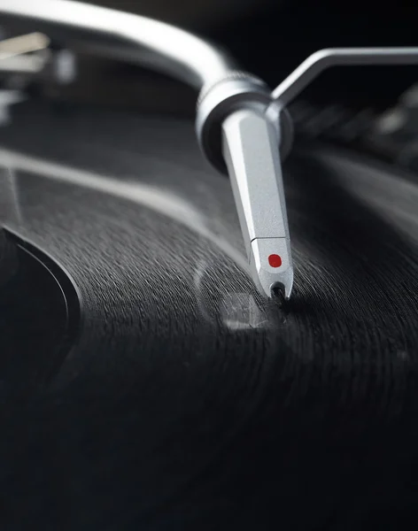 Vinyl disk spelare — Stockfoto