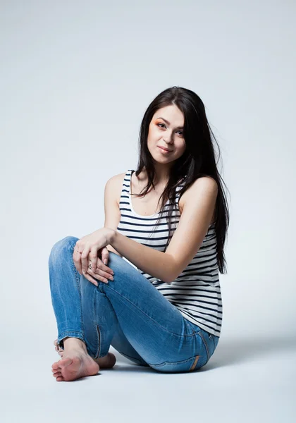 Happy and carefree teenage girl — Stock Photo, Image