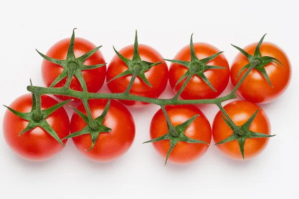 Cherry tomatoes on white background — Stock Photo, Image