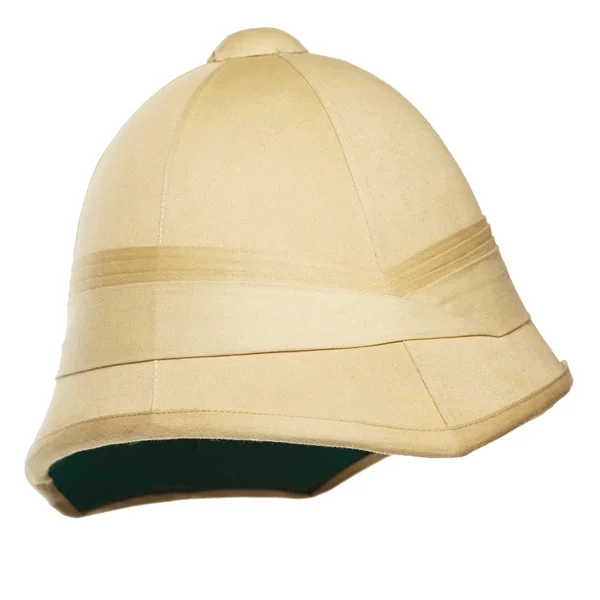 Cappello safari isolato su sfondo bianco — Foto Stock