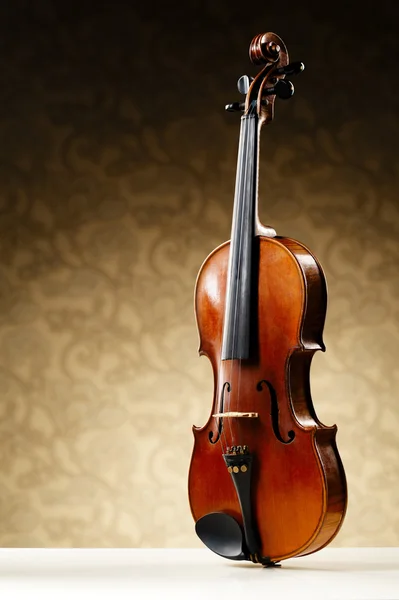 Aged handmade violin — Stock Photo, Image