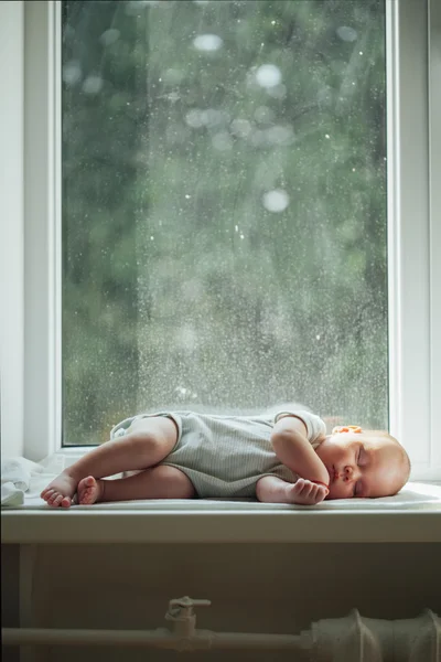 Carino dormire bambino — Foto Stock