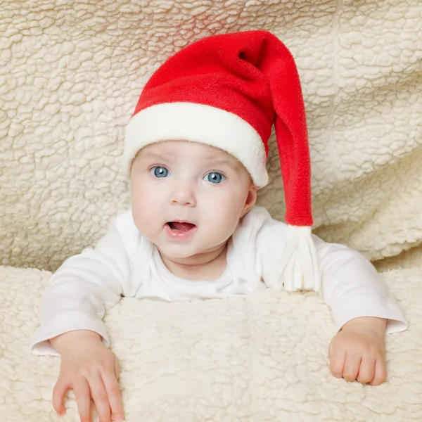 Aranyos baba télapó kalap — Stock Fotó