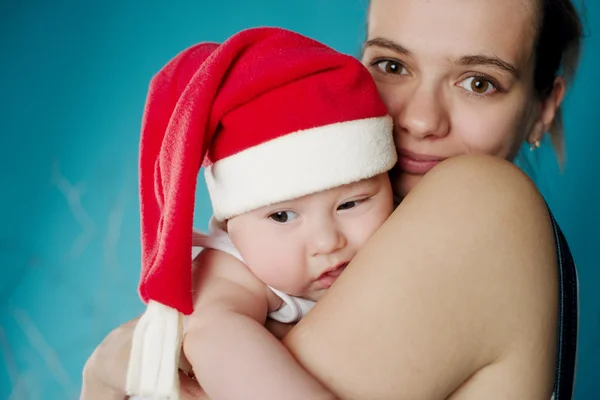 Mãe feliz com seu bebê — Fotografia de Stock