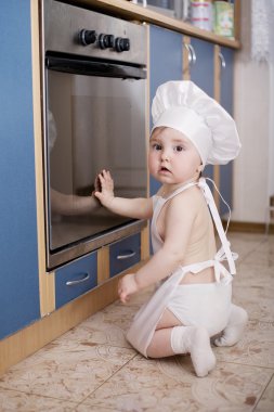 Bebek şef aşçılar fırın gıda