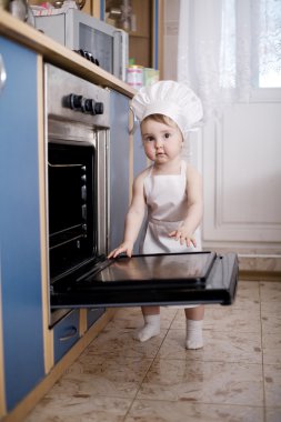 Bebek şef aşçılar fırın gıda