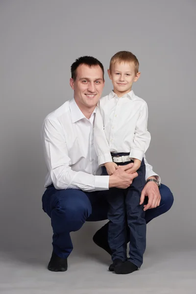 Happy father and son — Stock Photo, Image