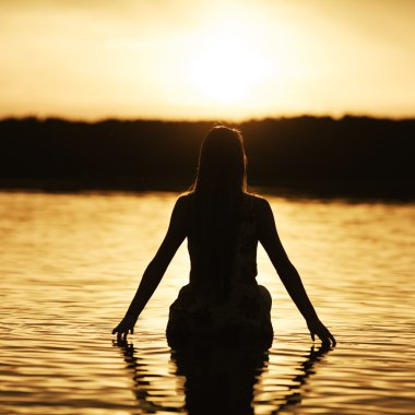 sunset su kız güzel