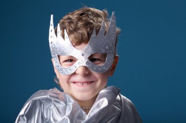 küçük süper kahraman portre