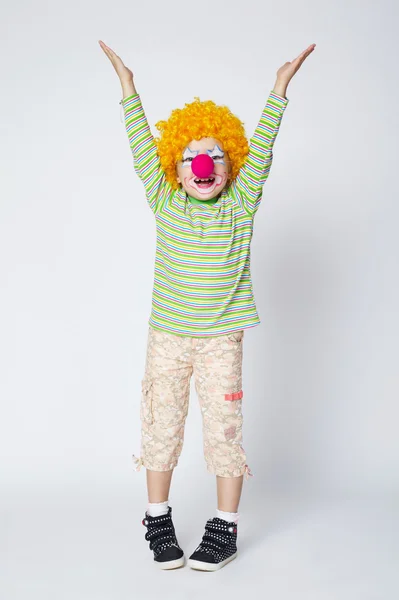 Kleiner lustiger Clown — Stockfoto