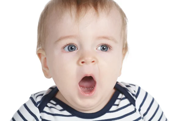 Retrato de niño bostezo divertido —  Fotos de Stock