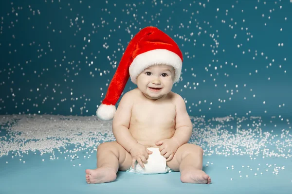 çocuk bezi Santa Claus şapka ile
