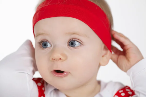 Foto des schönen glücklichen Babys — Stockfoto