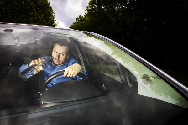 Betrunkener Autofahrer — Stockfoto