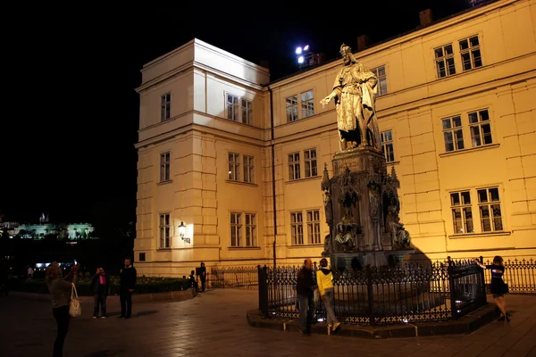 Monumento a Praga Charles 01 — Foto de Stock