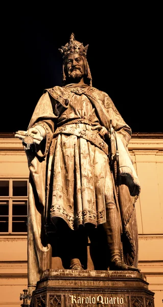 Pomnik Karola Praga 02 — Zdjęcie stockowe