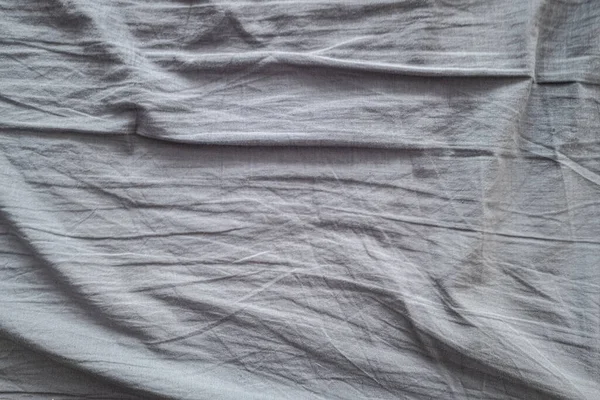 Background Crumpled Gray Bed Texture — Stock Photo, Image