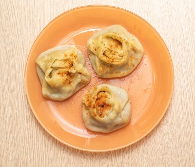 Manty, etli hamur, yemek.