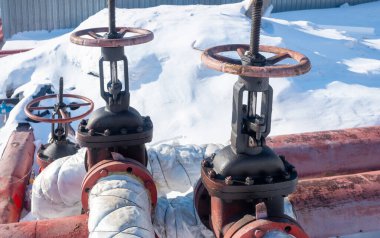 Kışın borulardaki kapama vanaları