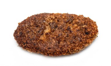 Izgara pirzola beyaz arkaplanda izole edilmiş..