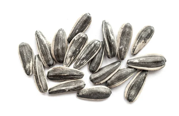 Sunflower Seeds Isolated White Background — Stock Photo, Image