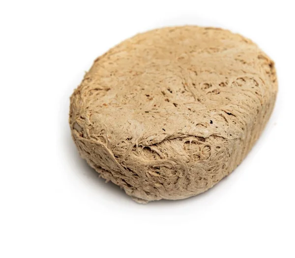 Halva Från Solrosfrön Vit Bakgrund — Stockfoto