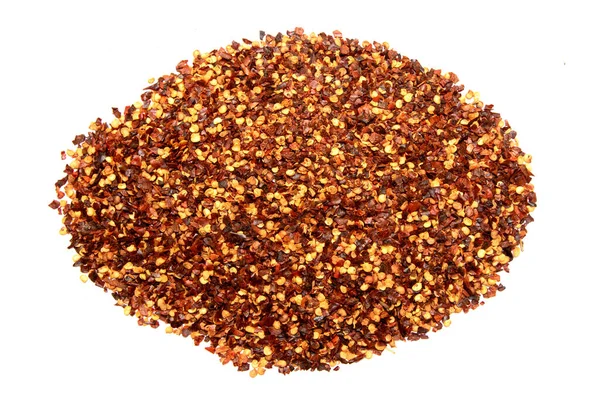 Koření Červená Paprika Malé Kousky Chilli — Stock fotografie