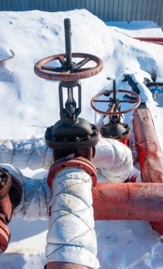 Kışın borulardaki kapama vanaları