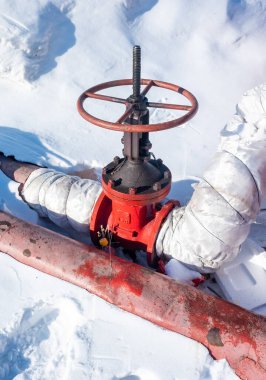 Kışın borulardaki kapama vanaları