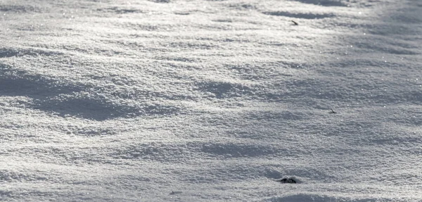 Hintergrund Weißer Schnee Winterliche Textur — Stockfoto