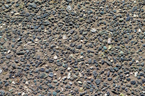 Textur Des Alten Asphalts Raue Steine Auf Der Straße Hintergrund — Stockfoto