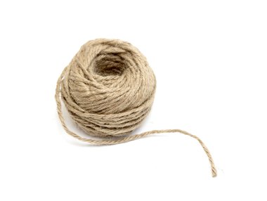 Beyaz arka plan üzerinde izole ip döngü