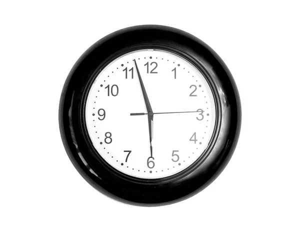 Black clock — Stock Photo, Image