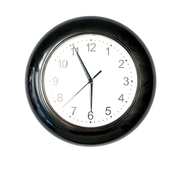 Black clock — Stock Photo, Image