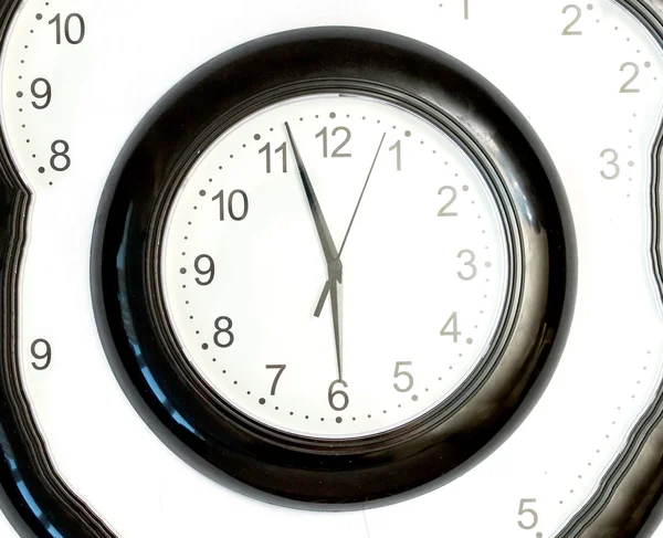 Relógio preto — Fotografia de Stock