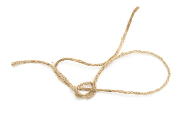 Rope loop isolated on white background — Stock Photo, Image