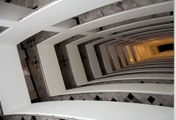 Stairway inside the building top view — Stock Photo, Image