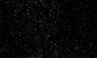 Siyah arkaplanda su damlaları