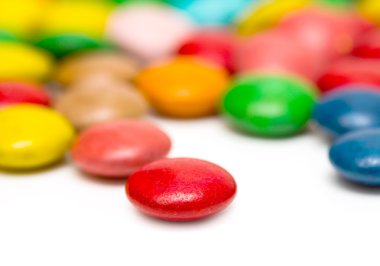 Vitaminler ile renkli kapsül