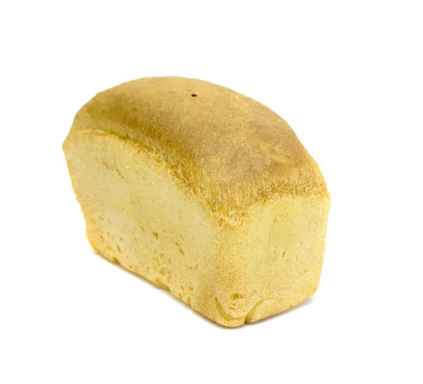 Limpa bröd på en vit — Stockfoto