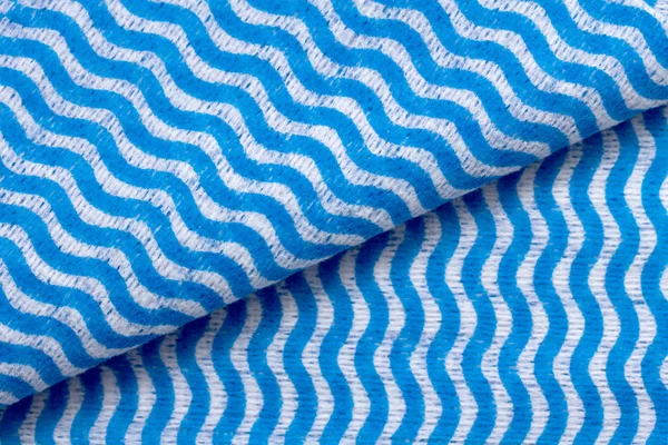 Blue stripes napkin — Stock Photo, Image