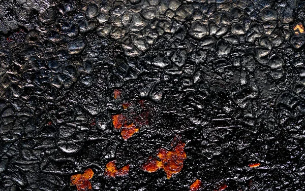 Soot on metal background — Stock Photo, Image