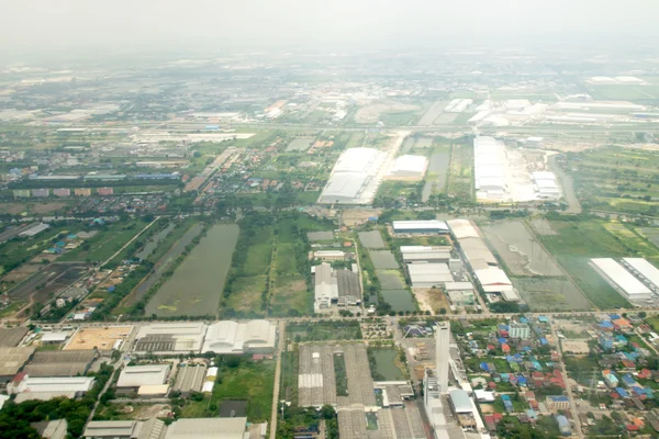 Weergave van bewolkt Bangkok — Stockfoto