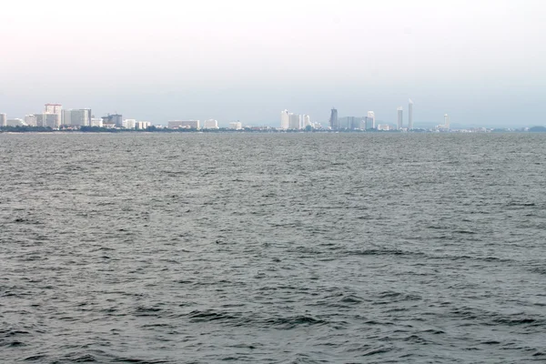 Vista desde el mar en Pattaya — Foto de Stock