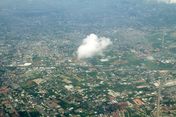 Vista de Bangkok nublado — Foto de Stock