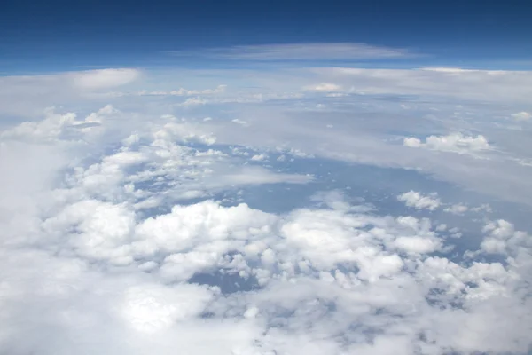 White Clouds top view Stock Picture