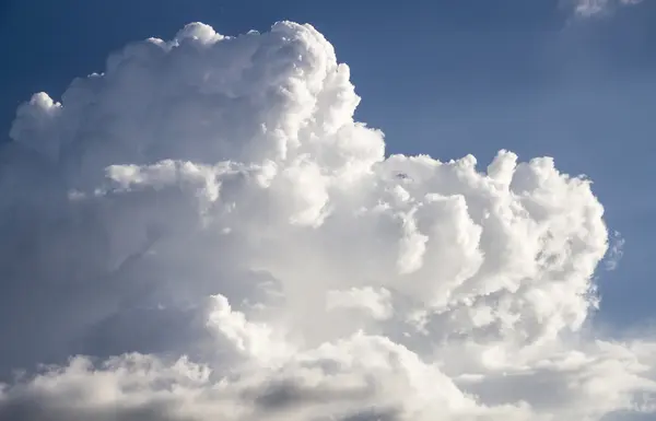 White cumulus clouds — Stock Photo, Image