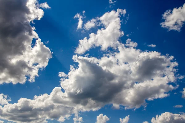 White cumulus clouds Royalty Free Stock Images